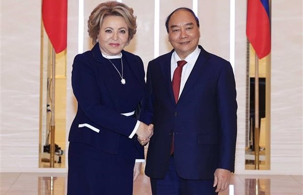President meets with Speaker of Russia’s Federal Council